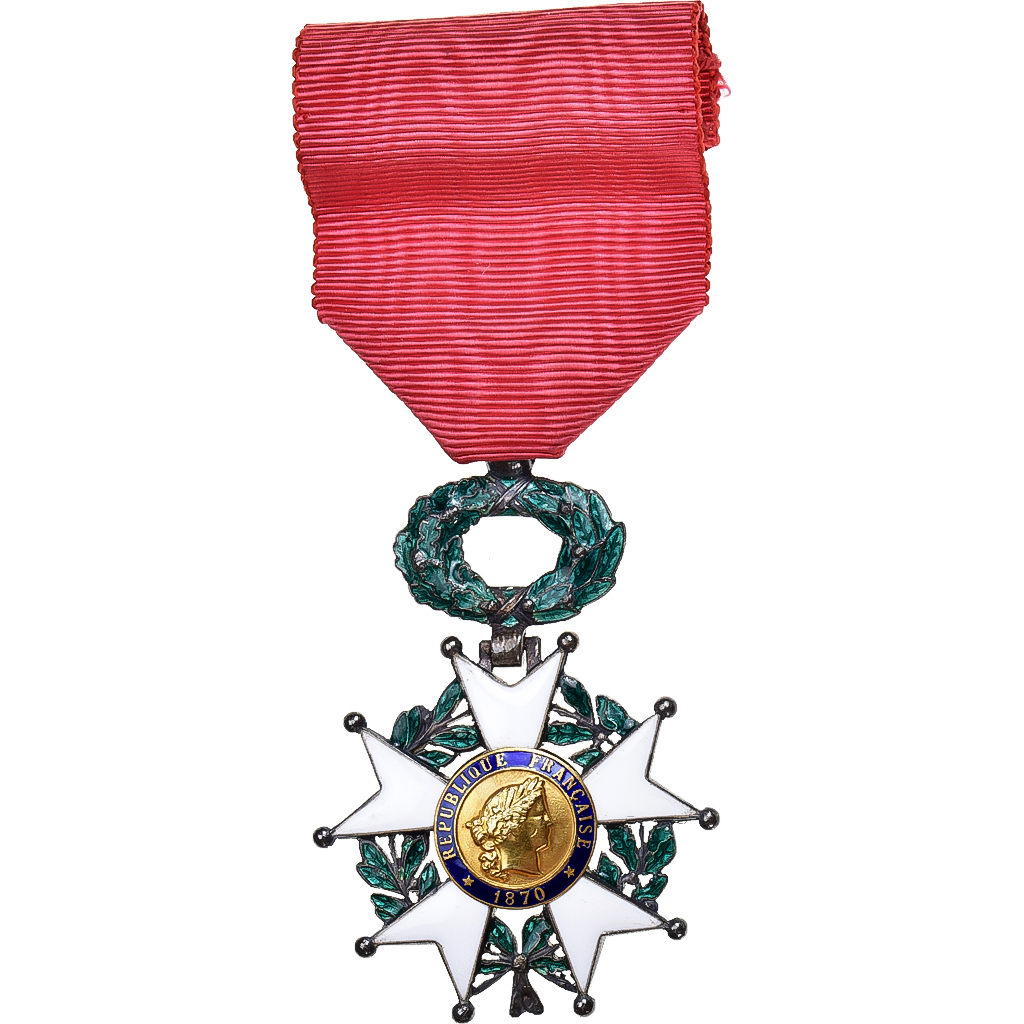 France, Légion d'Honneur, Troisième République, Medal, 1870, Excellent