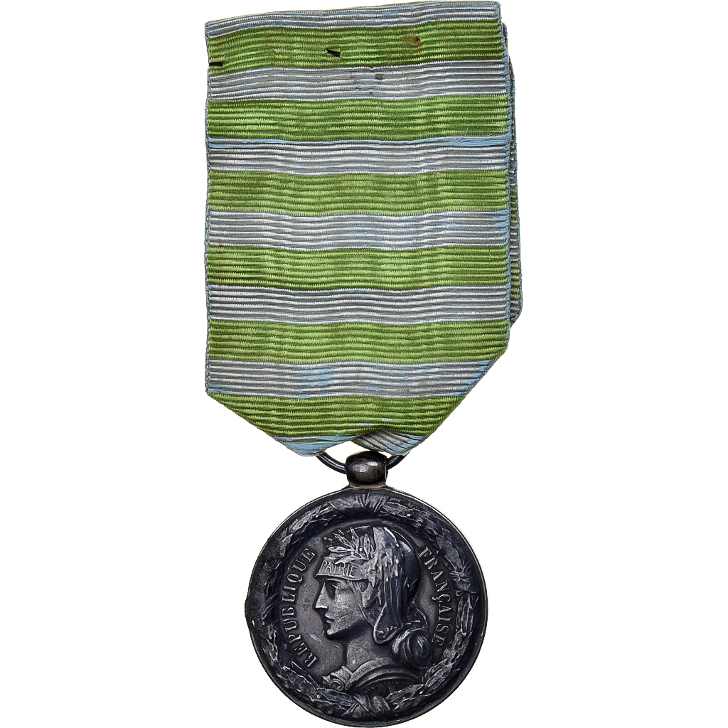 Madagascar, First Madagascar Expedition, History, Medaille, 1886, Excellent