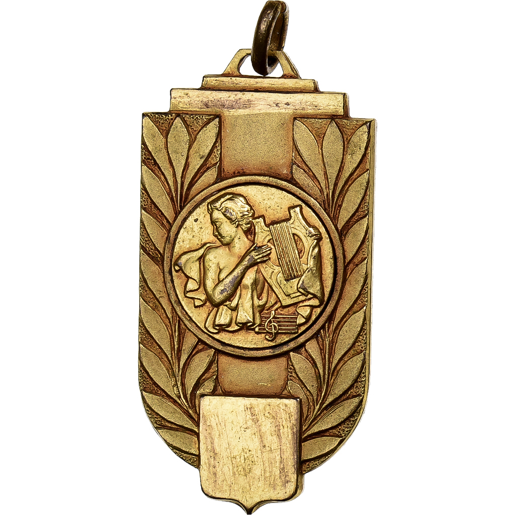 France, Medal, Prix de Musique, Nantes, 1952, Métal, 