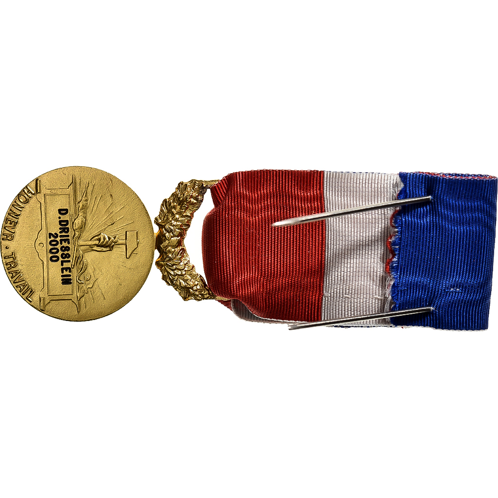 France, Honneur-Travail, République Française, Medal, 2000, Uncirculated