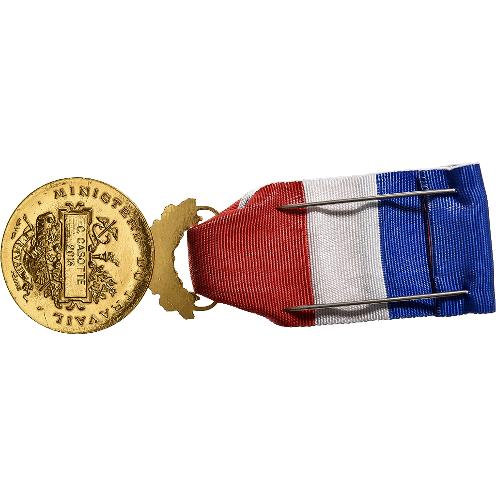 France, Honneur-Travail, République Française, Medal, 2013, Couronne