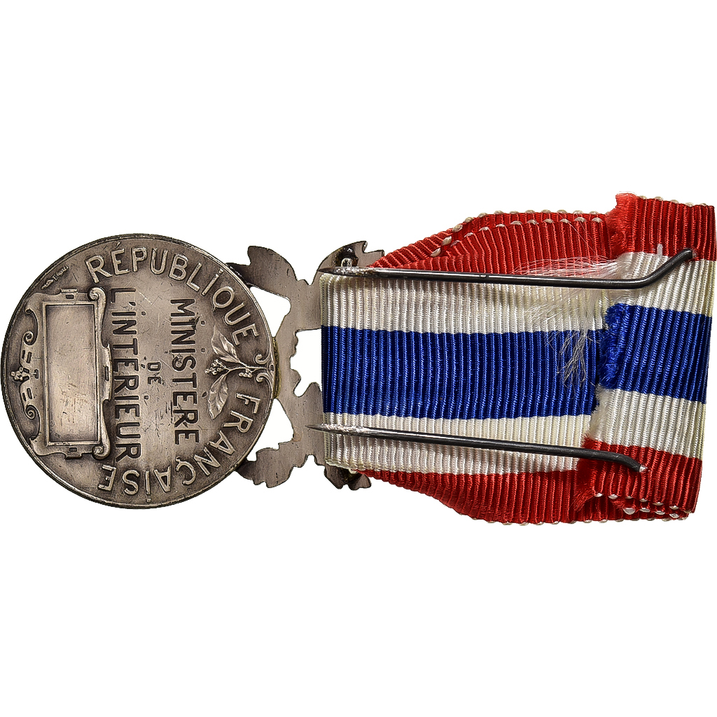 France, Police Municipale et Rurale, Medal, Excellent Quality, Coudray, Silver