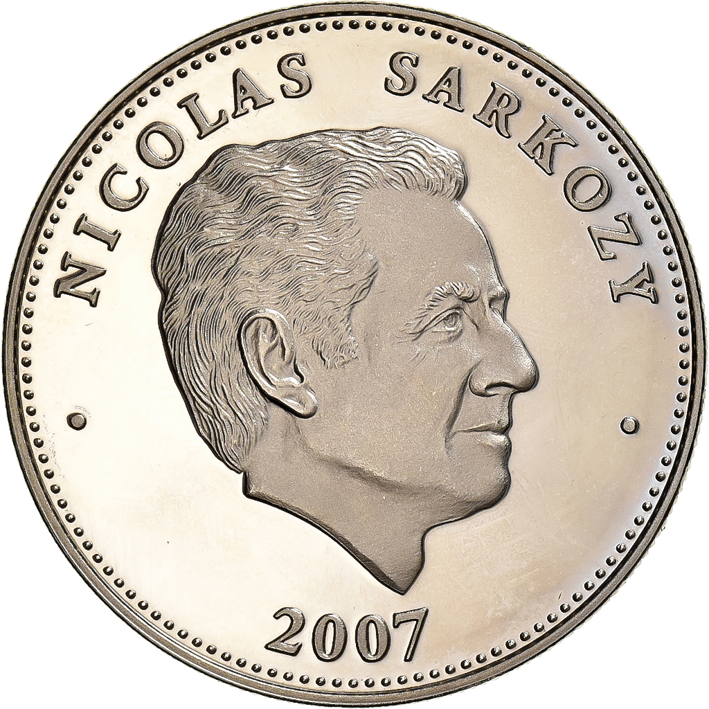 France, Medal, Nicolas Sarkozy, Président de la République, Copper-nickel