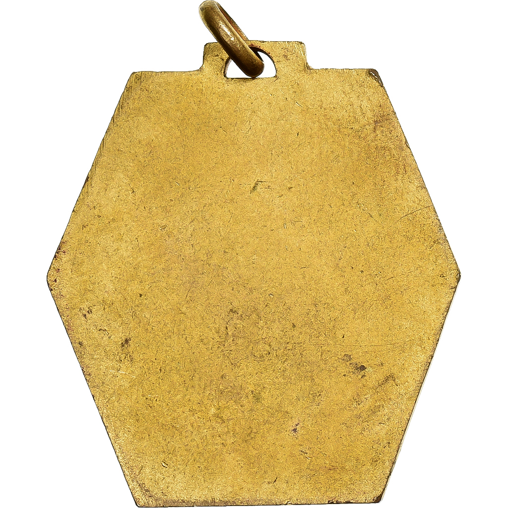 France, Medal, USEP, Football, Gilt Metal, 