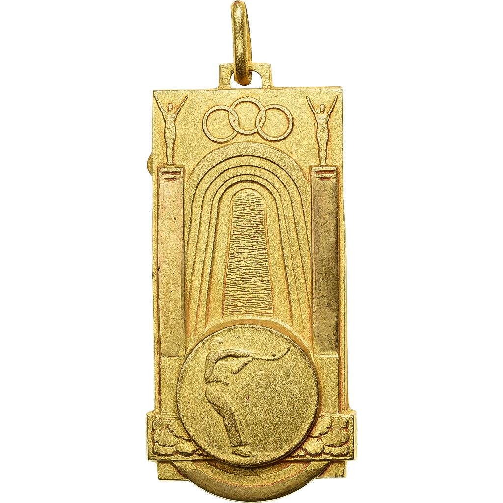 France, Medal, Fédération Française de Pelote Basque, 1965, Brass, 