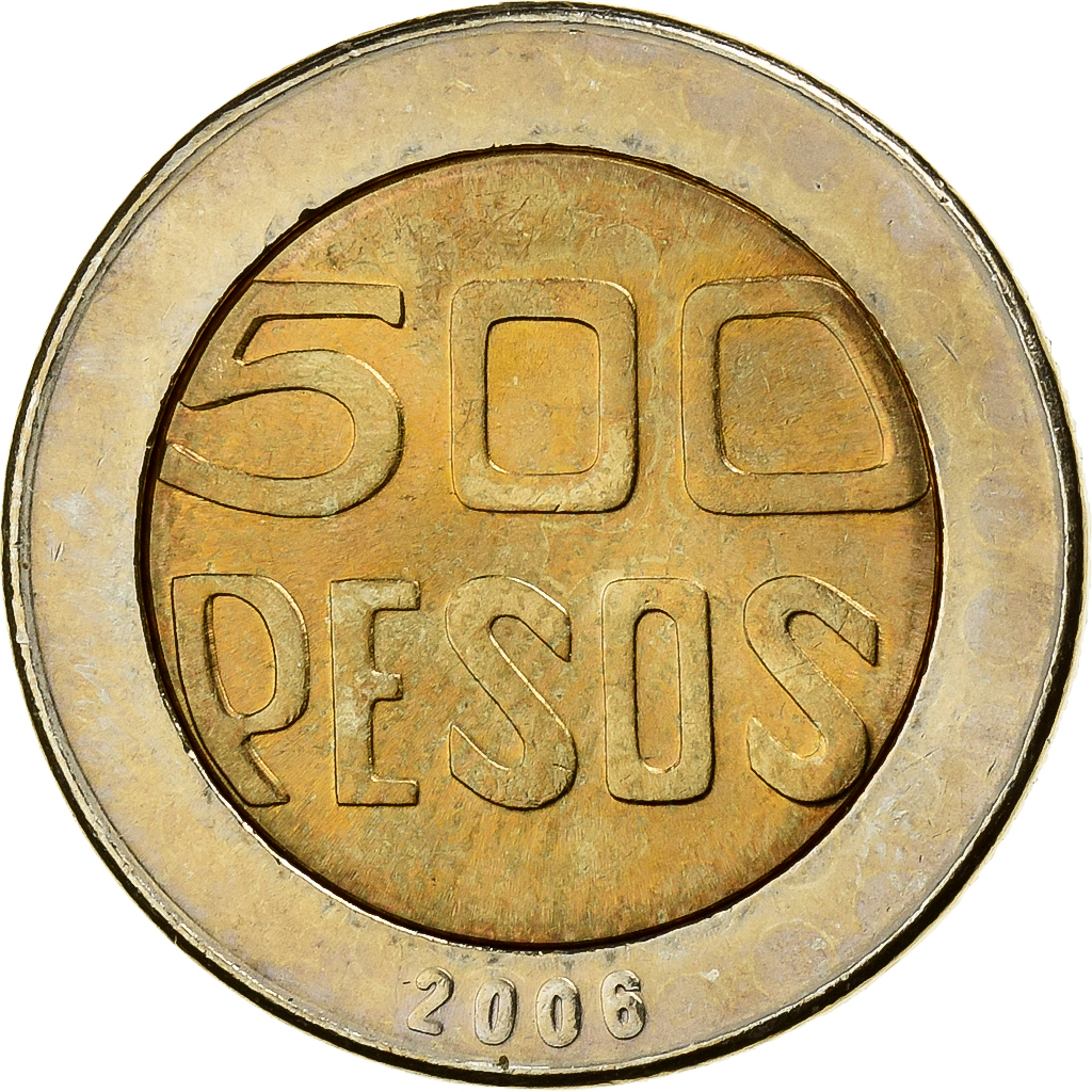 Colombia, 500 Pesos, 2006, Bi-Metallic, , KM:286