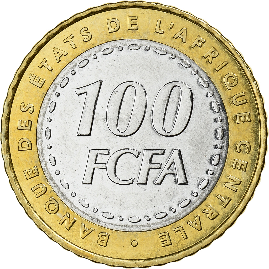 Central African States, 100 Francs, 2006, Bi-Metallic, , KM:15