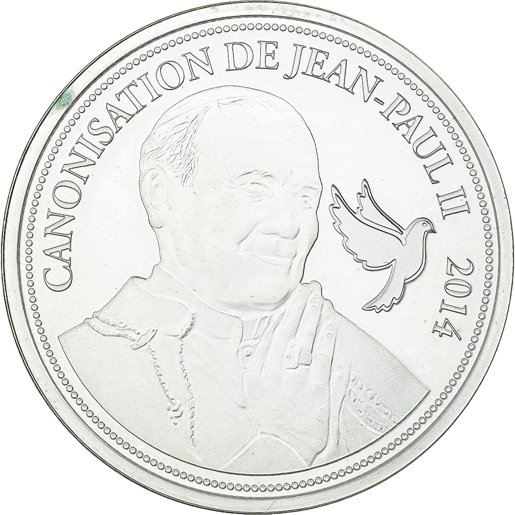 Vatican, Medal, Canonisation de Jean Paul II, 2014, Silver, 