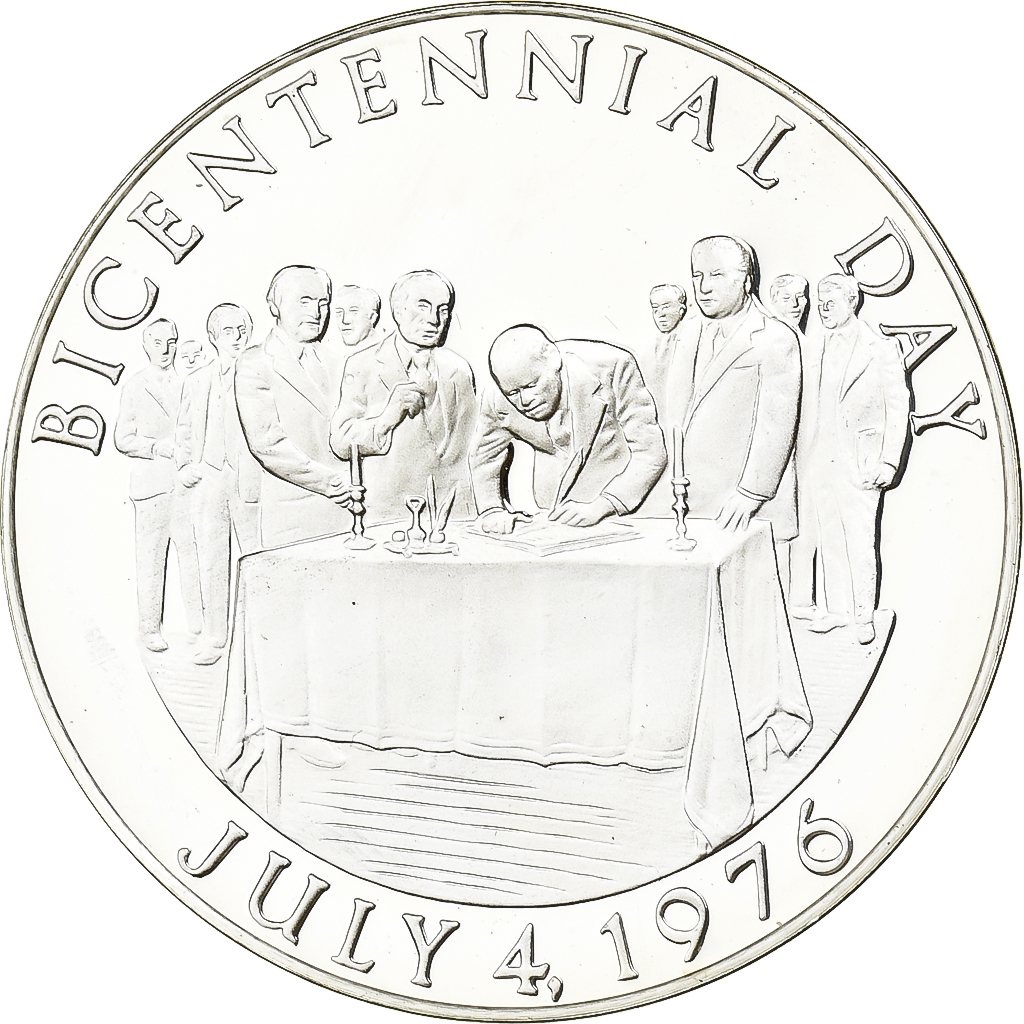 United States, Medal, Independance Day, Bicentennial Day, 1976, Silver, 