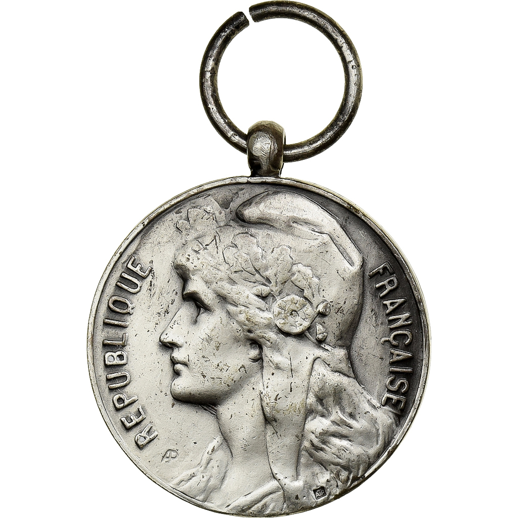 France, Industrie-Travail-Commerce, Medal, 1964, Very Good Quality, Silvered