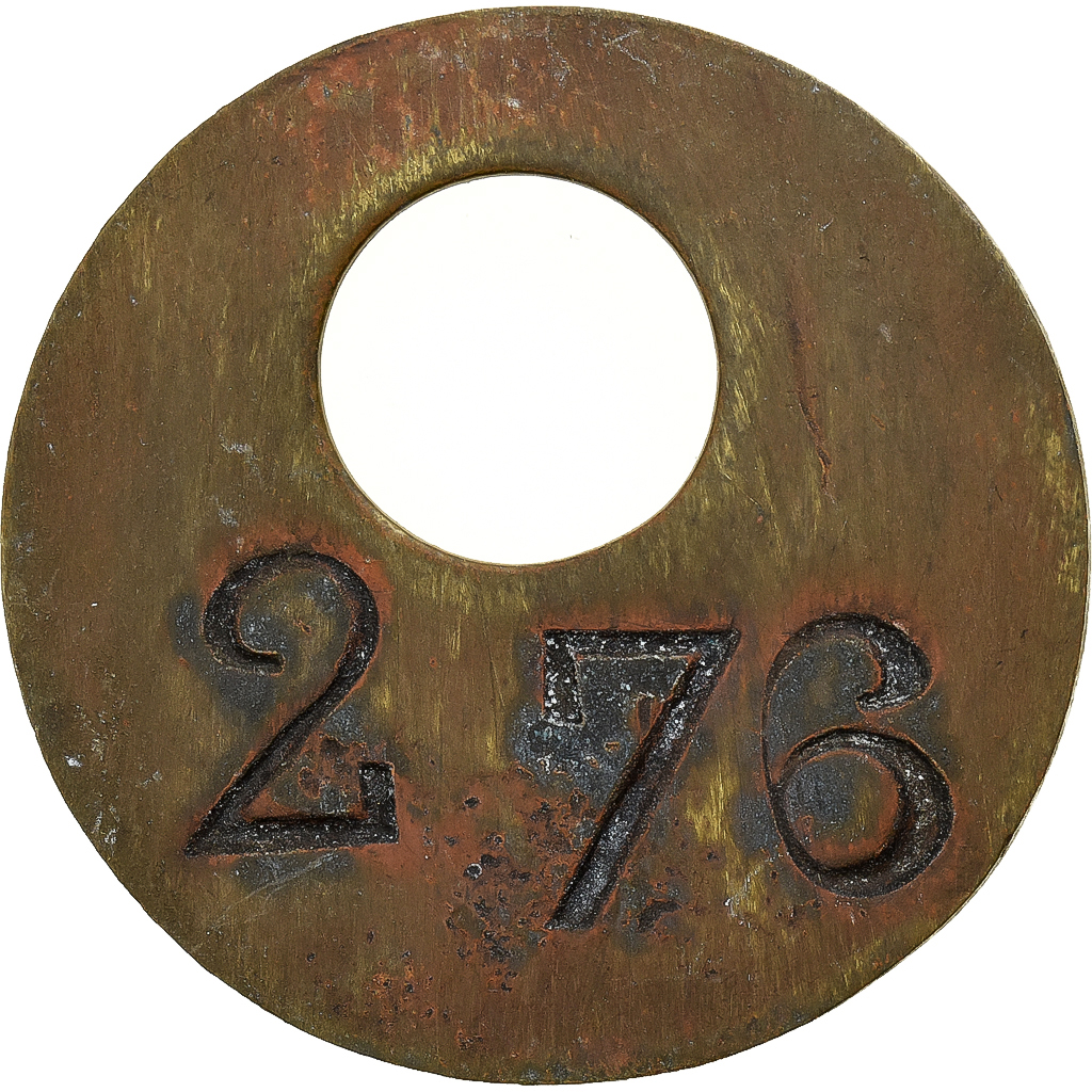 France, Token, Mines de Charbon, Métal, 