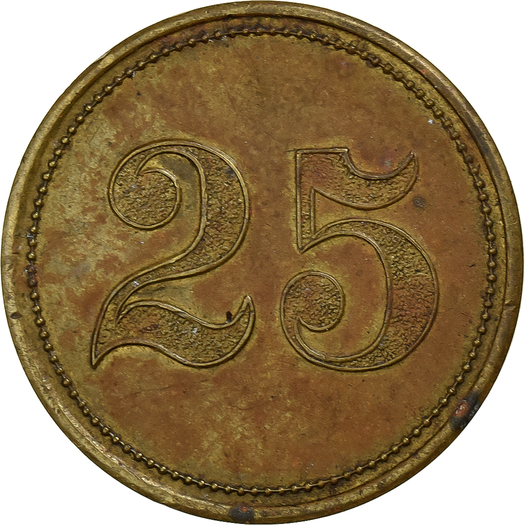Germany, Wert-Marke, 25 Pfennig, , Brass