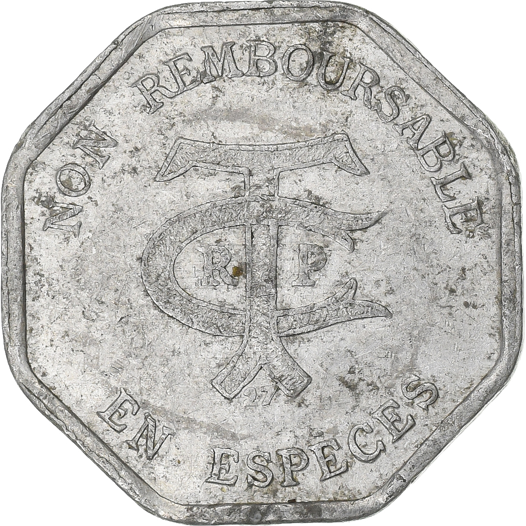 France, Transport en commun, région parisienne, 20 Centimes, 1923, 