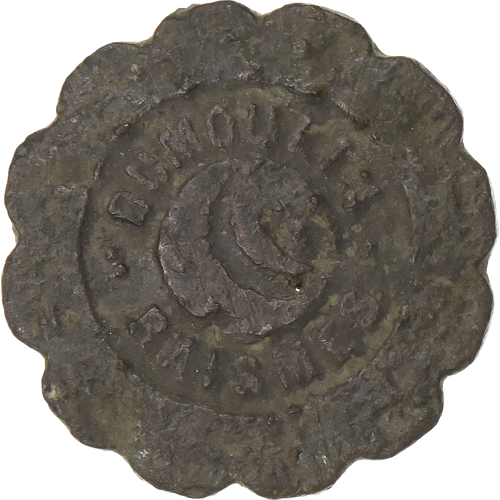 France, A Consommer, 30 Centimes, Dumoulin, , Brass