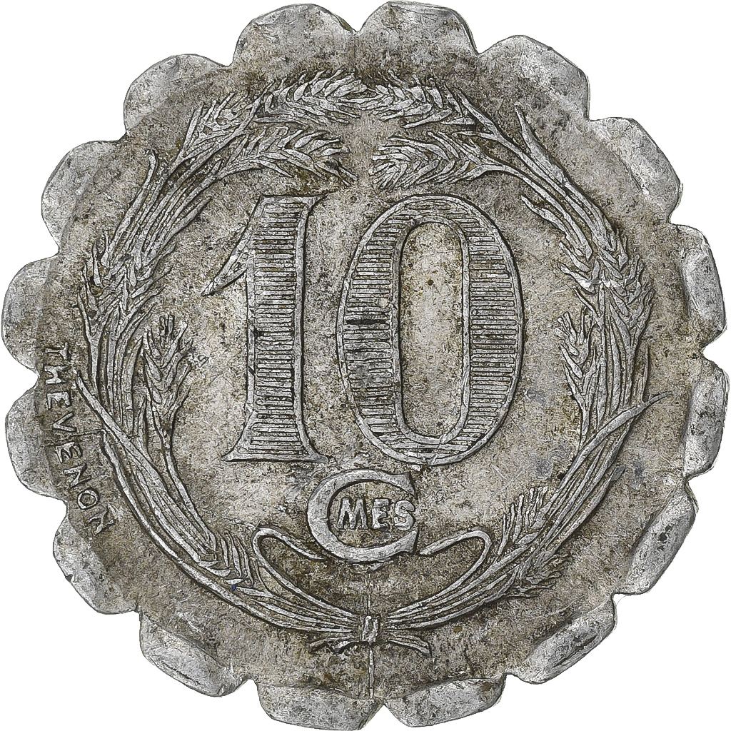France, Union Commerciale et Industrielle de la Capelle, 10 Centimes, 1921