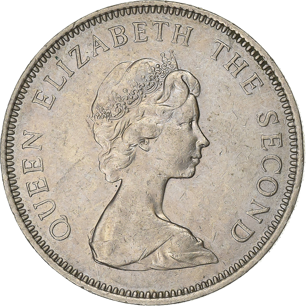 Jersey, Elizabeth II, 10 New Pence, 1975, Copper-nickel, , KM:33