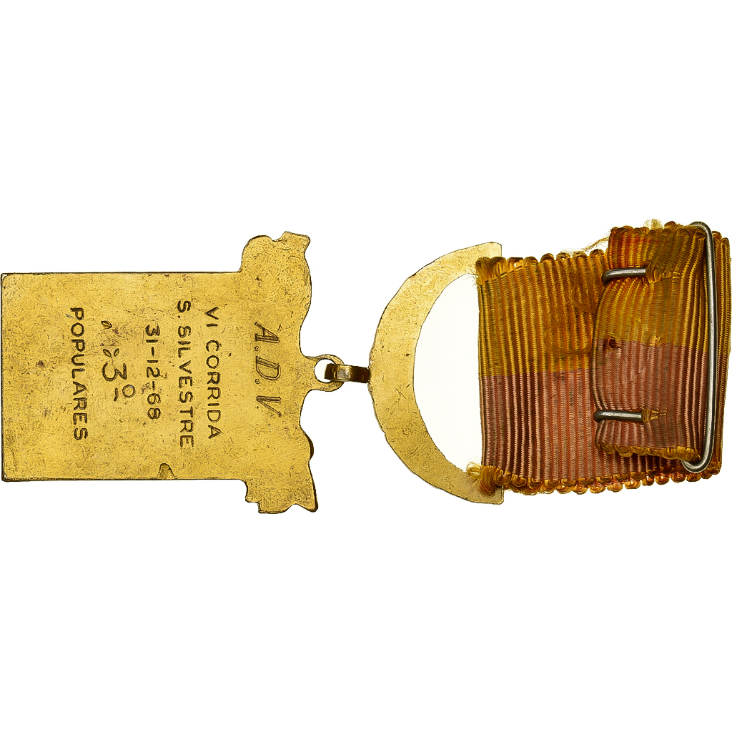 Spain, Medal, VIème Corrida San Silvestre, 1968, Gilt Metal, EF