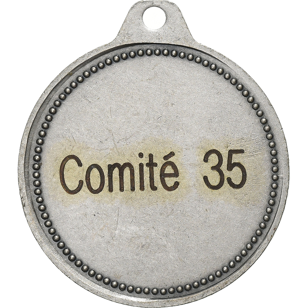 France, Medal, Basket-Ball, Comité d'Ille-et-Vilaine, Métal, 