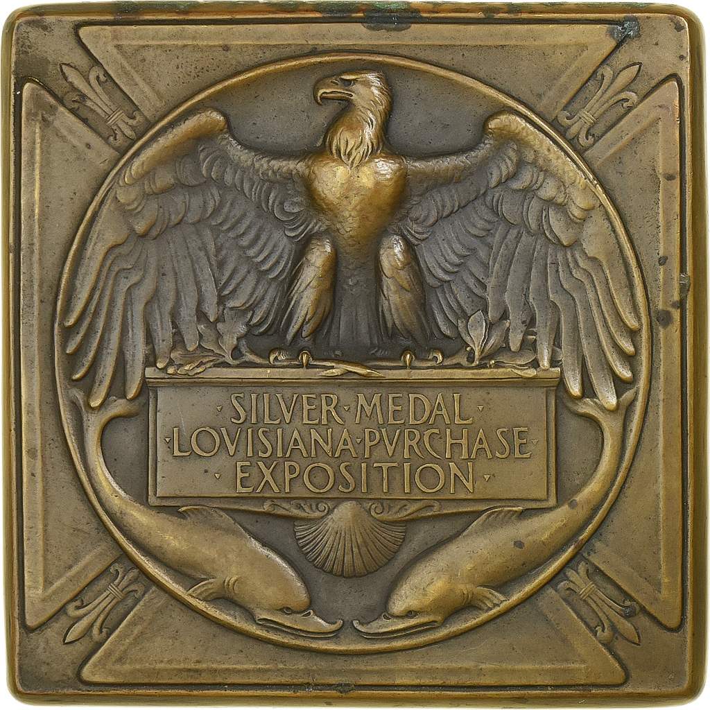 United States, Medal, Louisiana Purchase Exposition, 1904, Bronze, 