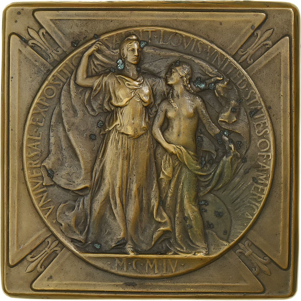 United States, Medal, Louisiana Purchase Exposition, 1904, Bronze, 