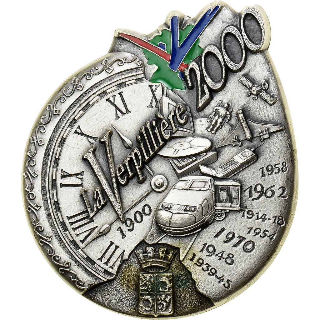 France, Medal, la Verpillière à Christian Poncelet, Président du Sénat