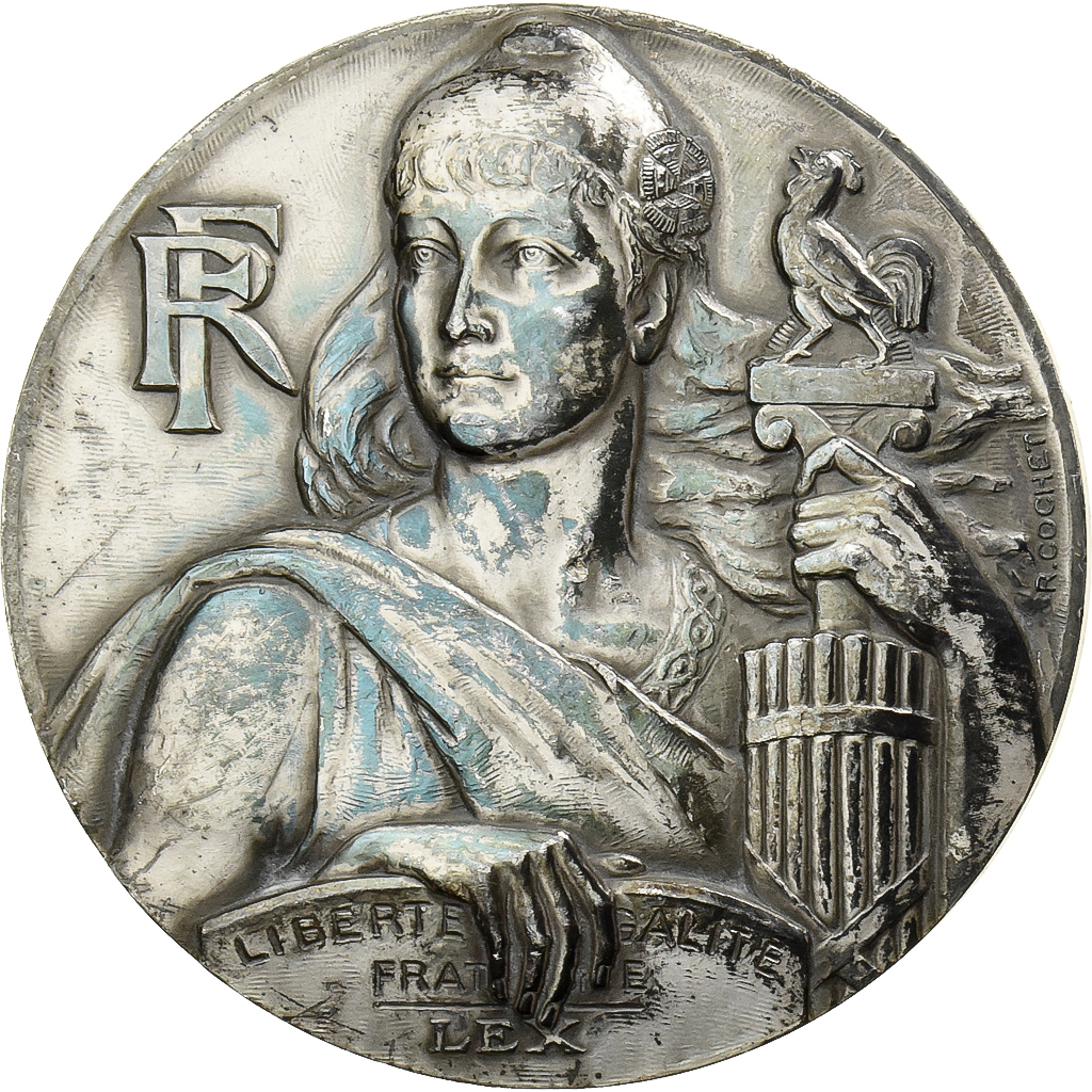 フランス共和国メダル France, Medal, Assemblée Nationale, n.d., Silver, Cochet, | Tokens
