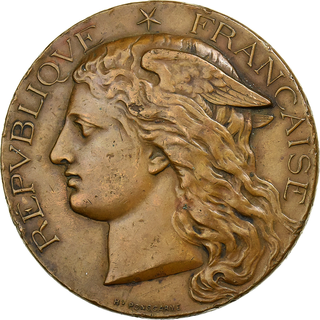 France, Medal, Concours Agricole de Clermont-Ferrand, 1895, Bronze, Ponscarme