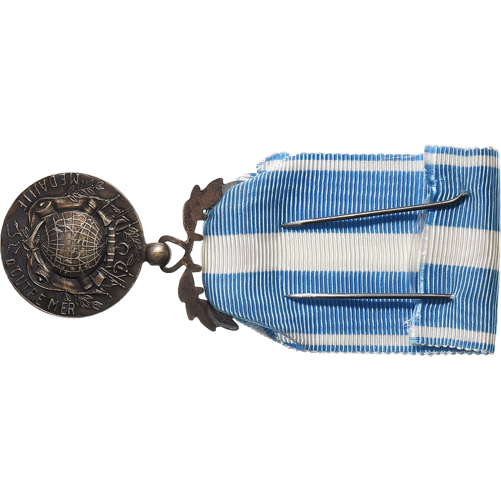 France, Médaille d'Outre-Mer, Medal, Uncirculated, Silvered bronze, 25.5