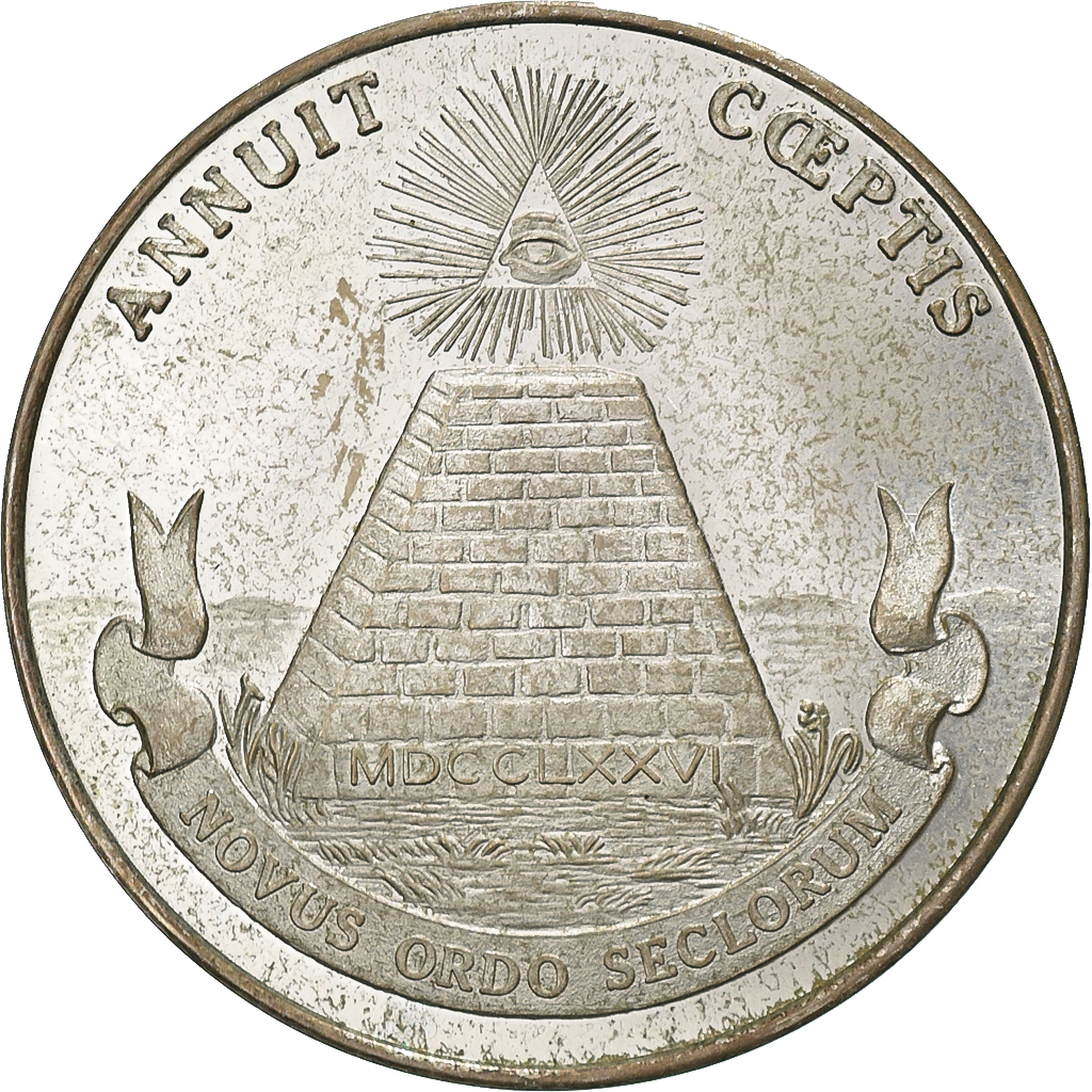 United States, Medal, great Seal, Silvered bronze, 