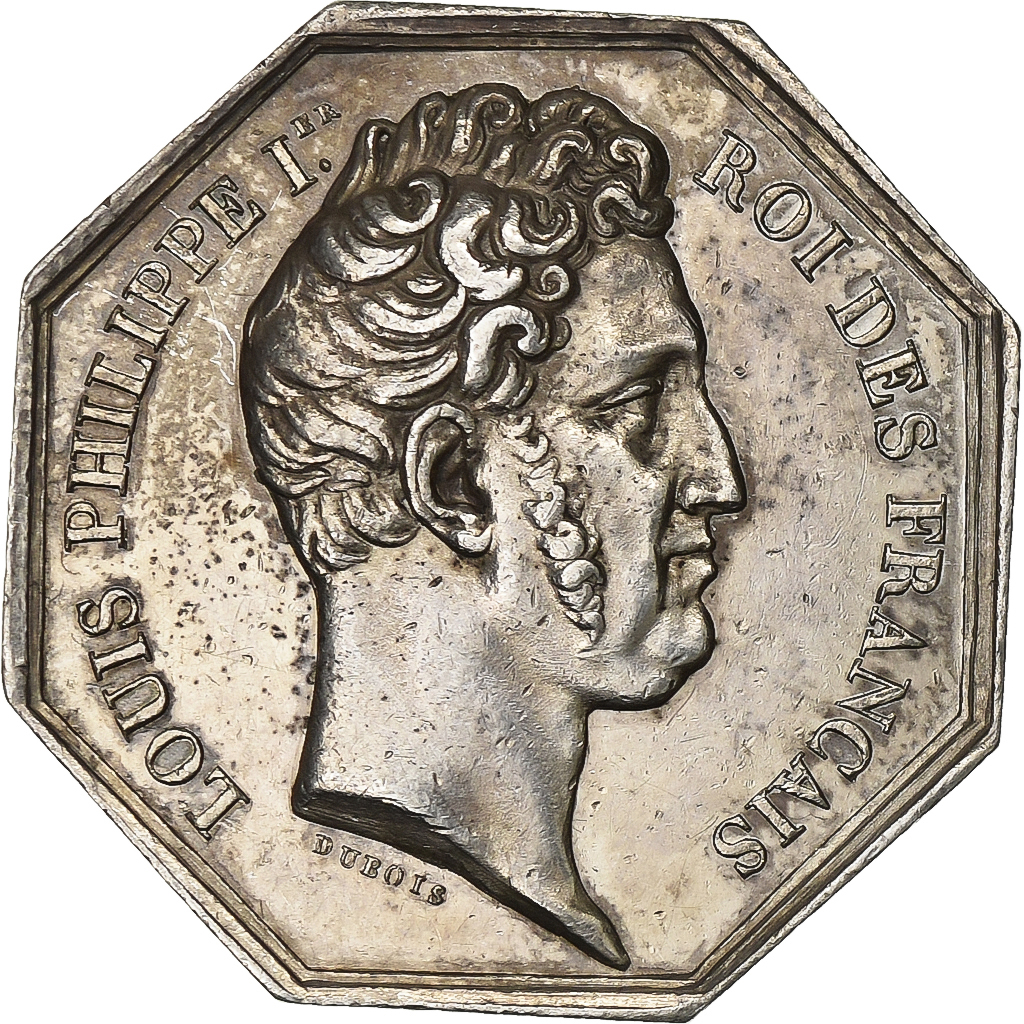 France, Token, Louis Philippe I, Chambre de Commerce de Lille, Silver, Dubois