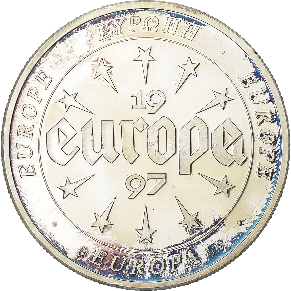 France, Medal, Europa, 1997, Silver, Danmark, 