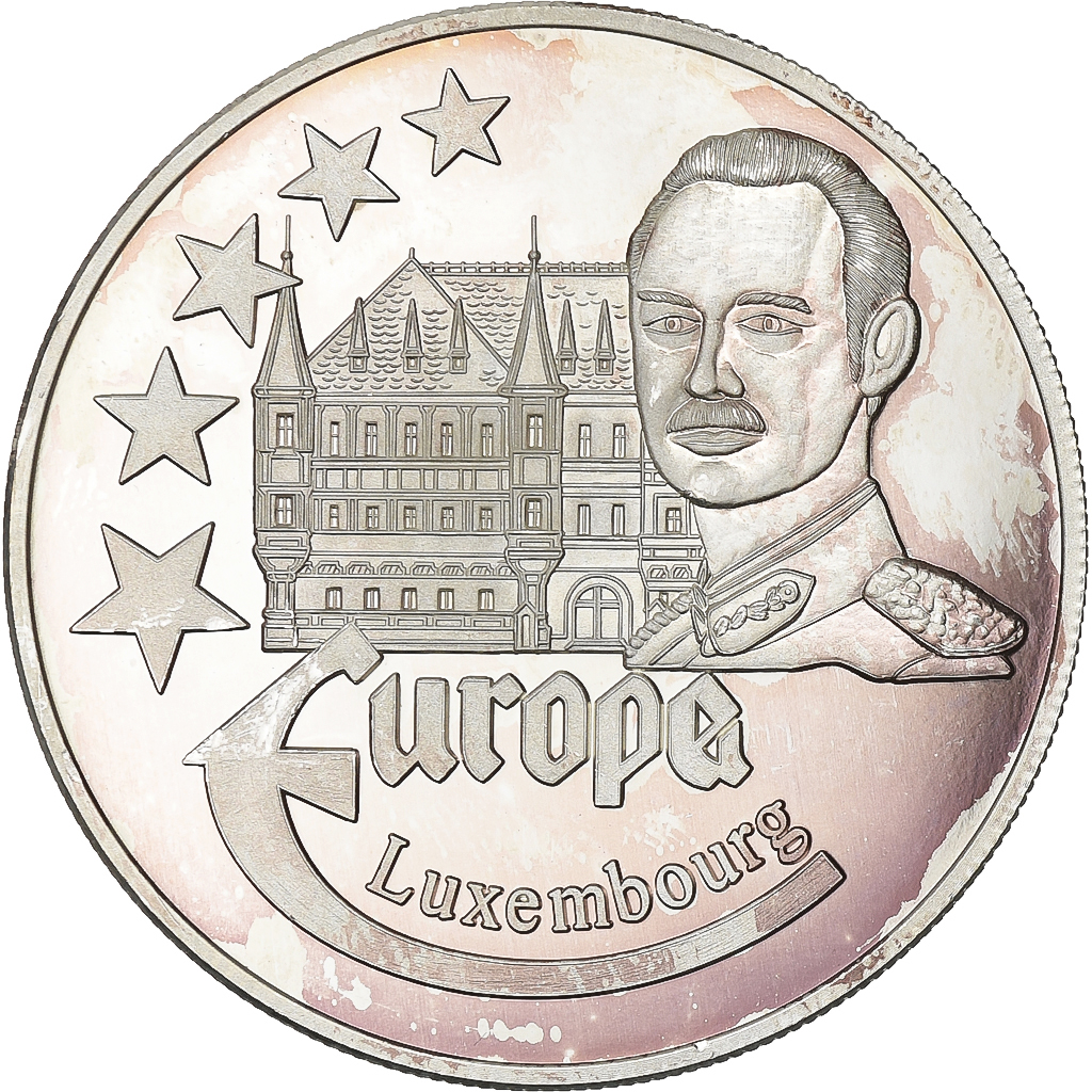 France, Medal, Europa, 1997, Silver, Luxembourg, 