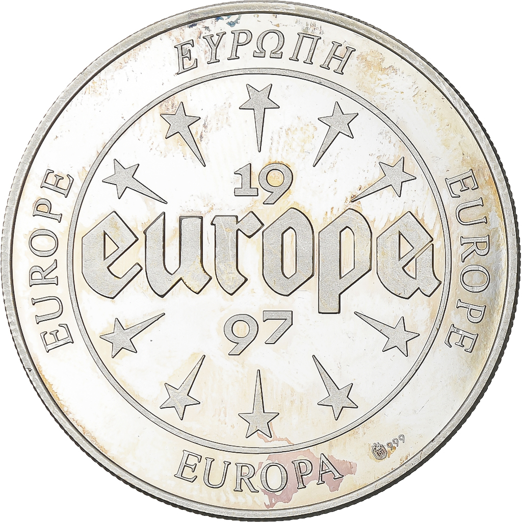France, Medal, Europa, 1997, Silver, Luxembourg, 