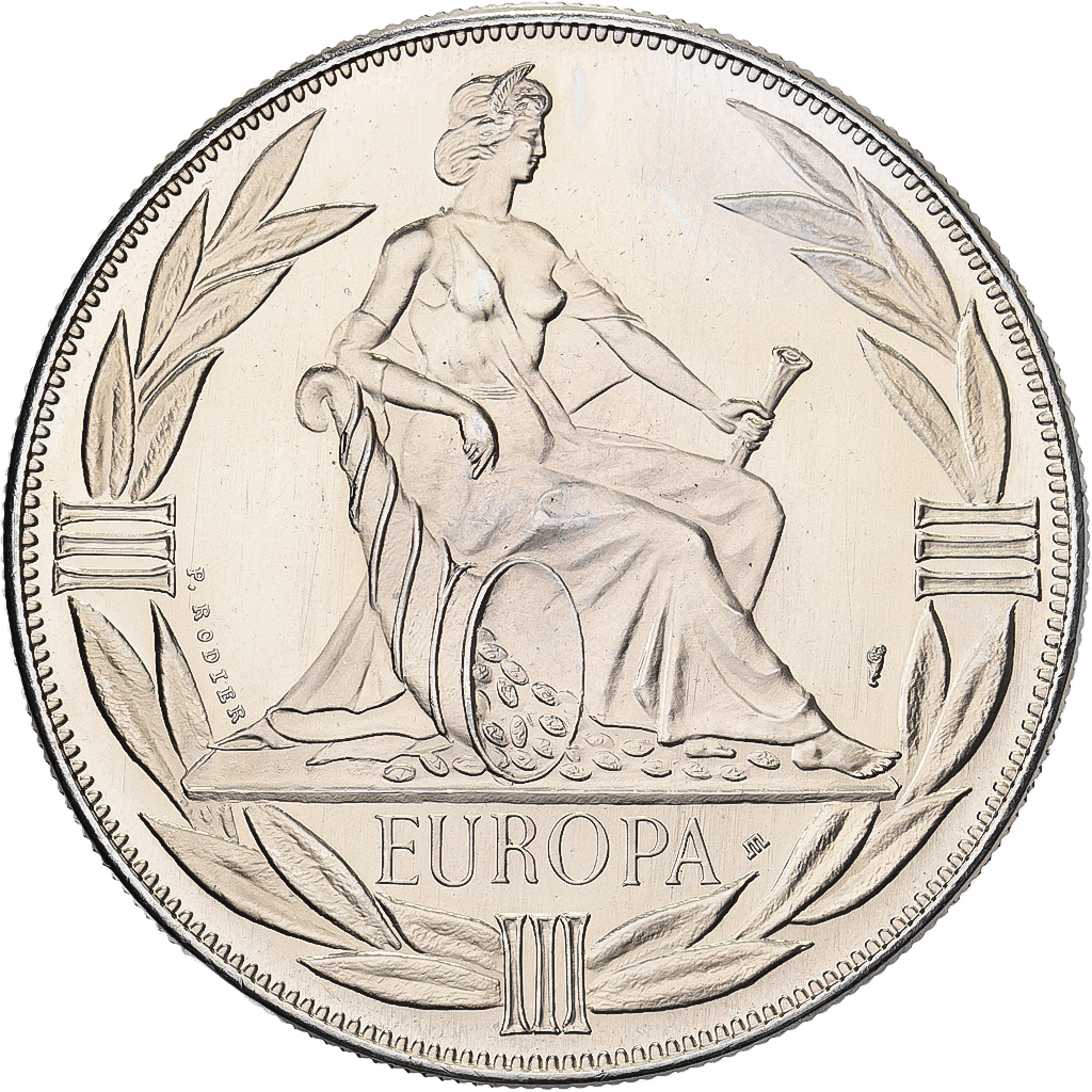 France, Medal, Ecu Europa, Europe Assise, 1983, MDP, Copper-nickel, Rodier