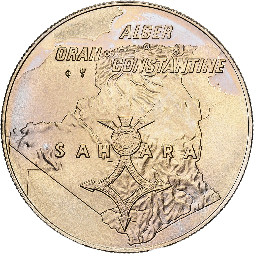 France, Medal, Hommage aux Combattants d'Algérie, 1962, Copper-nickel, 