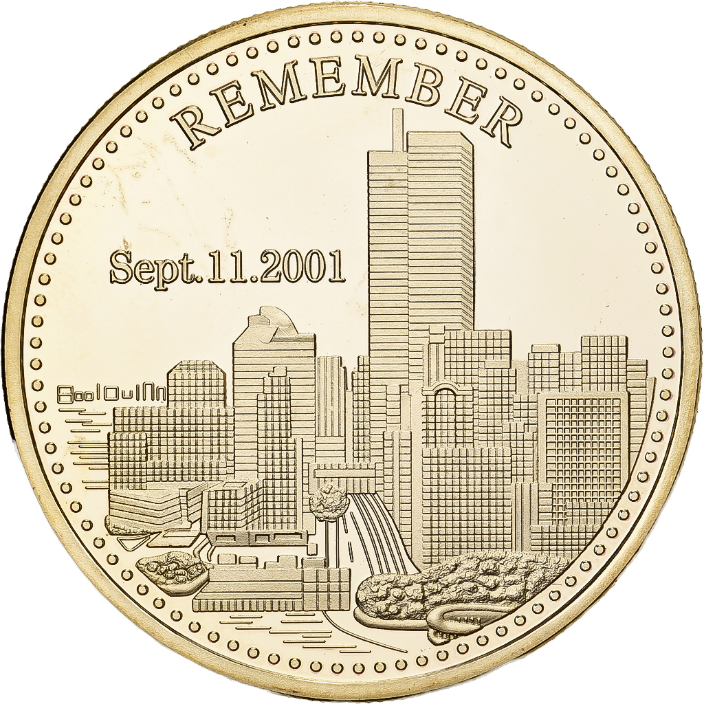 United States, Medal, Attentats du 11 Septembre 2001, Remember, Copper-Nickel