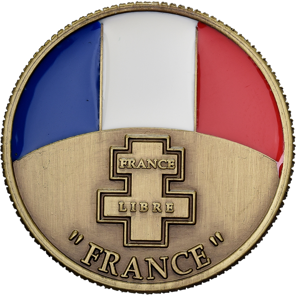 United States, Token, World War II, Victory, Copper-nickel, FRANCE, 