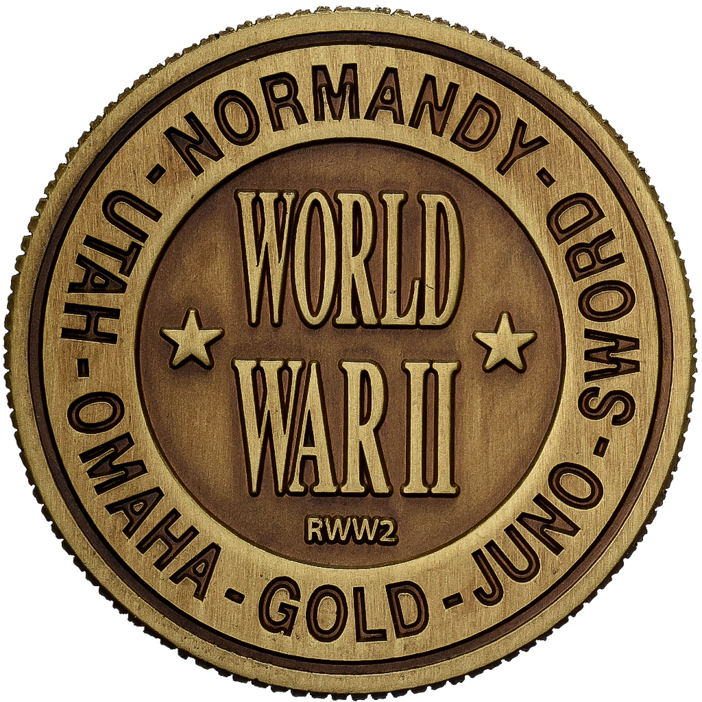 United States, Token, World War II, Victory, Copper-nickel, DDAY, 