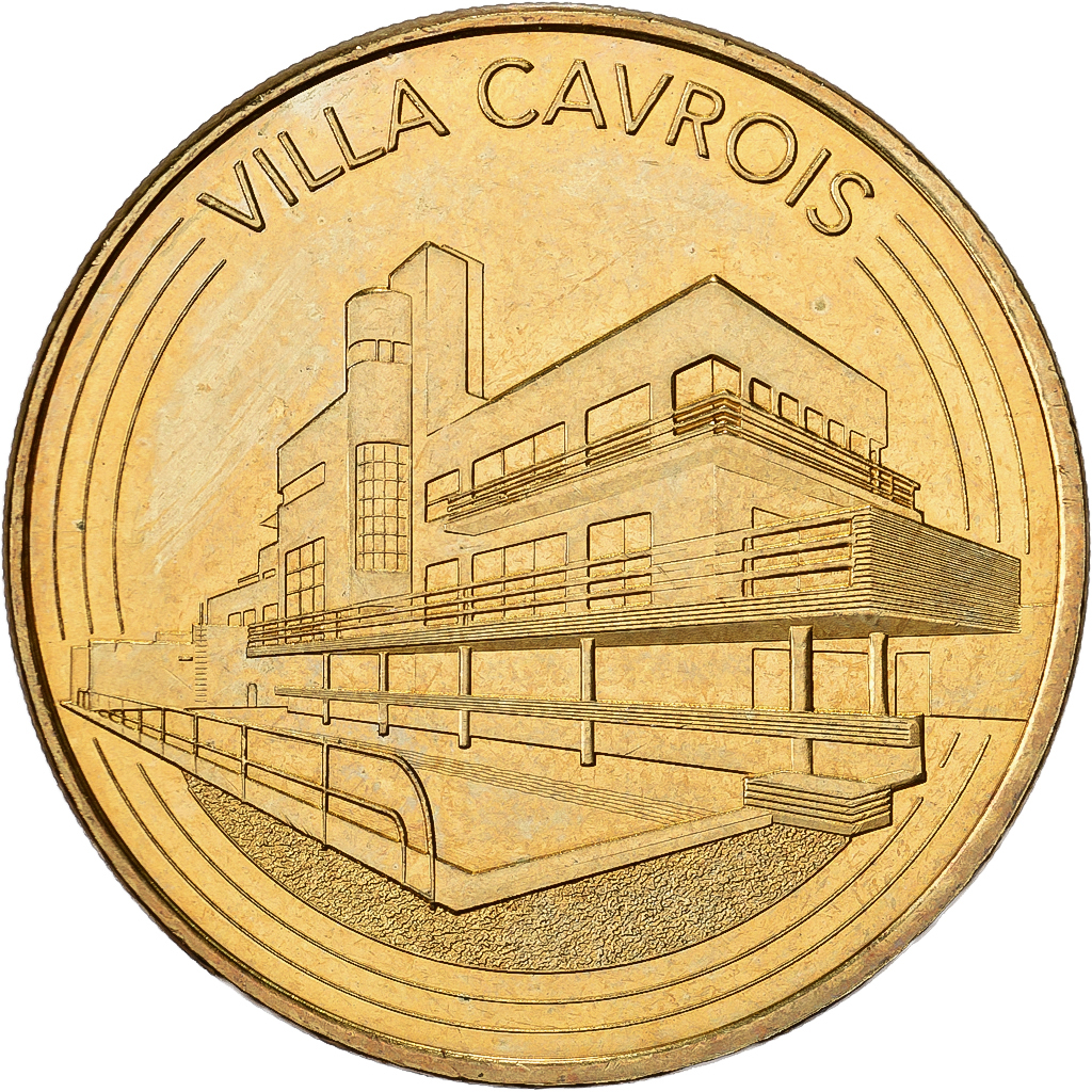 France, Tourist token, 59/ CROIX Villa Cavrois, 2016, MDP