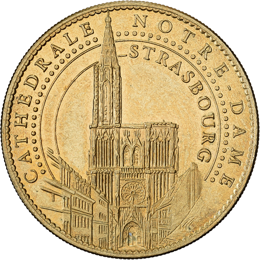 France, Token, Cathédrale Notre-Dame de Strasbourg, 2006, Copper-nickel