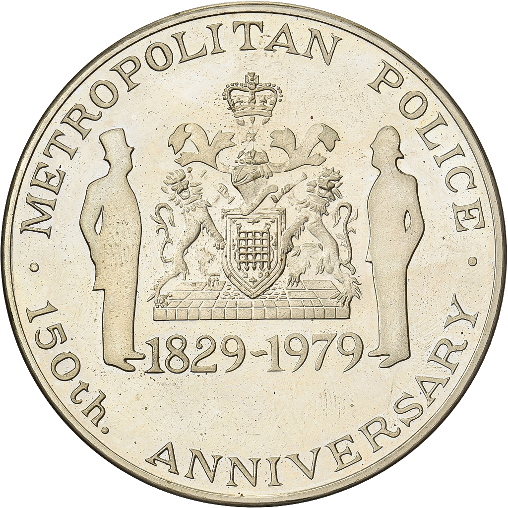 Great Britain, Medal, Metropolitan Police, 150th Anniversary, 1979