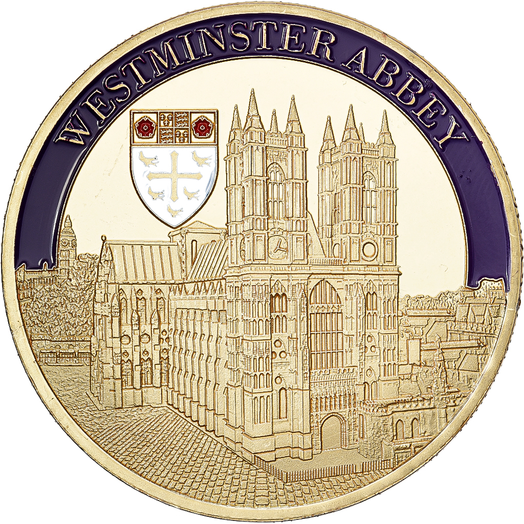 Great Britain, Medal, Westminster Abbey, Copper-nickel Aluminium, 
