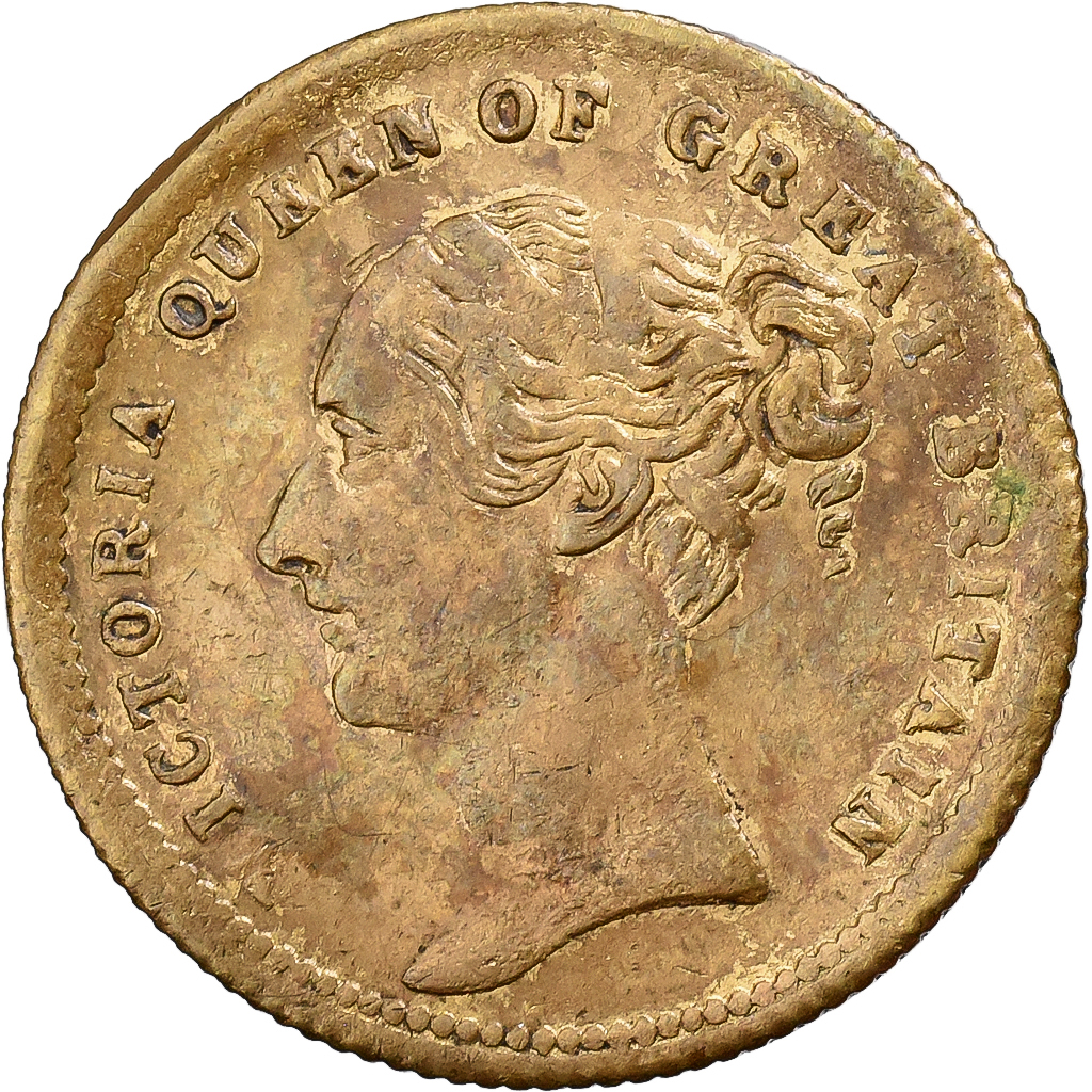 Great Britain, Token, Queen Victoria, Brass, 