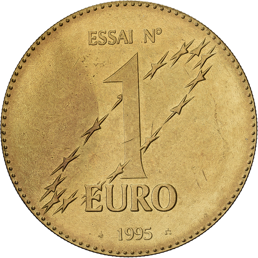 France, Medal, Essai 1 euro, 1995, Bronze Florentin, Europa, 