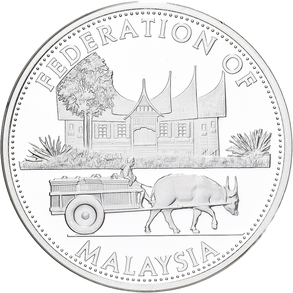 Malaysia, 1/4 once, Silver, 
