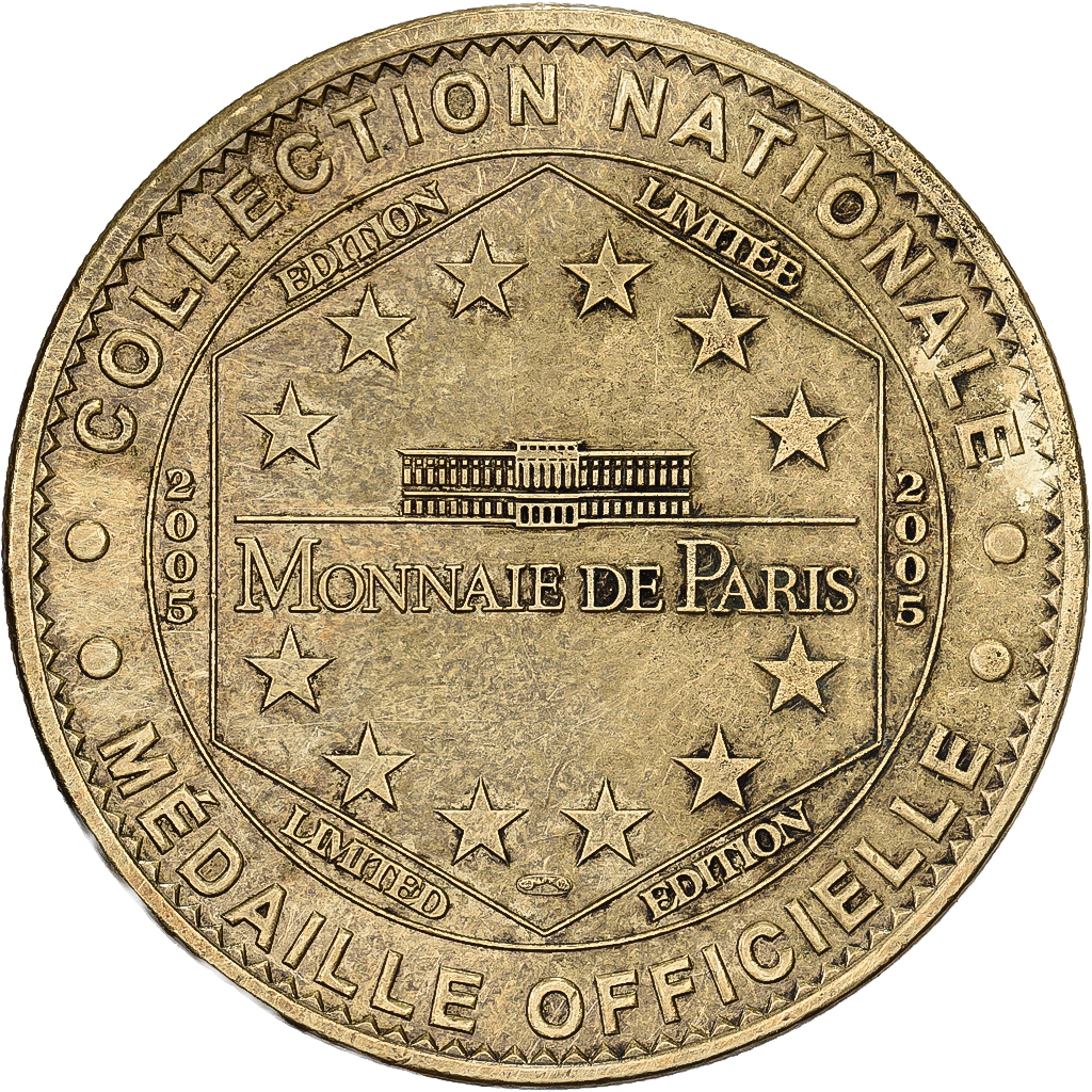 France, Token, Salses - Le Château Fort -, 2005, Copper-nickel Aluminium, MDP