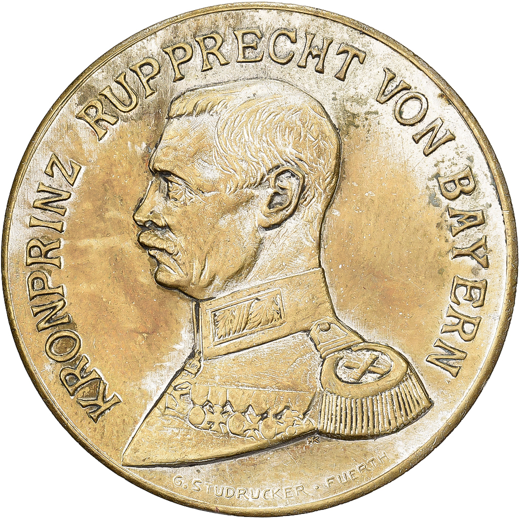 Germany, Medal, Prinze Rupprecht von Bayern, 1926, Silvered bronze, 