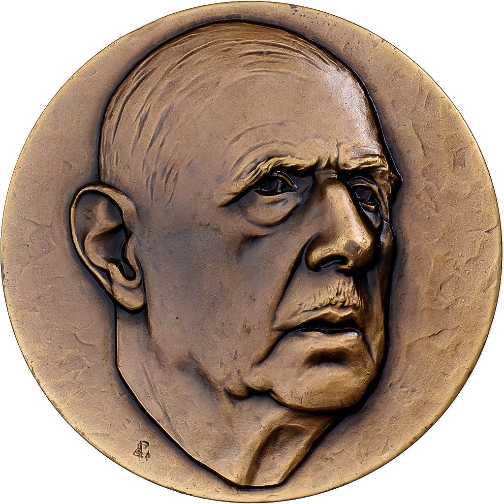 France, Medal, Charles De Gaulle, Bronze, 