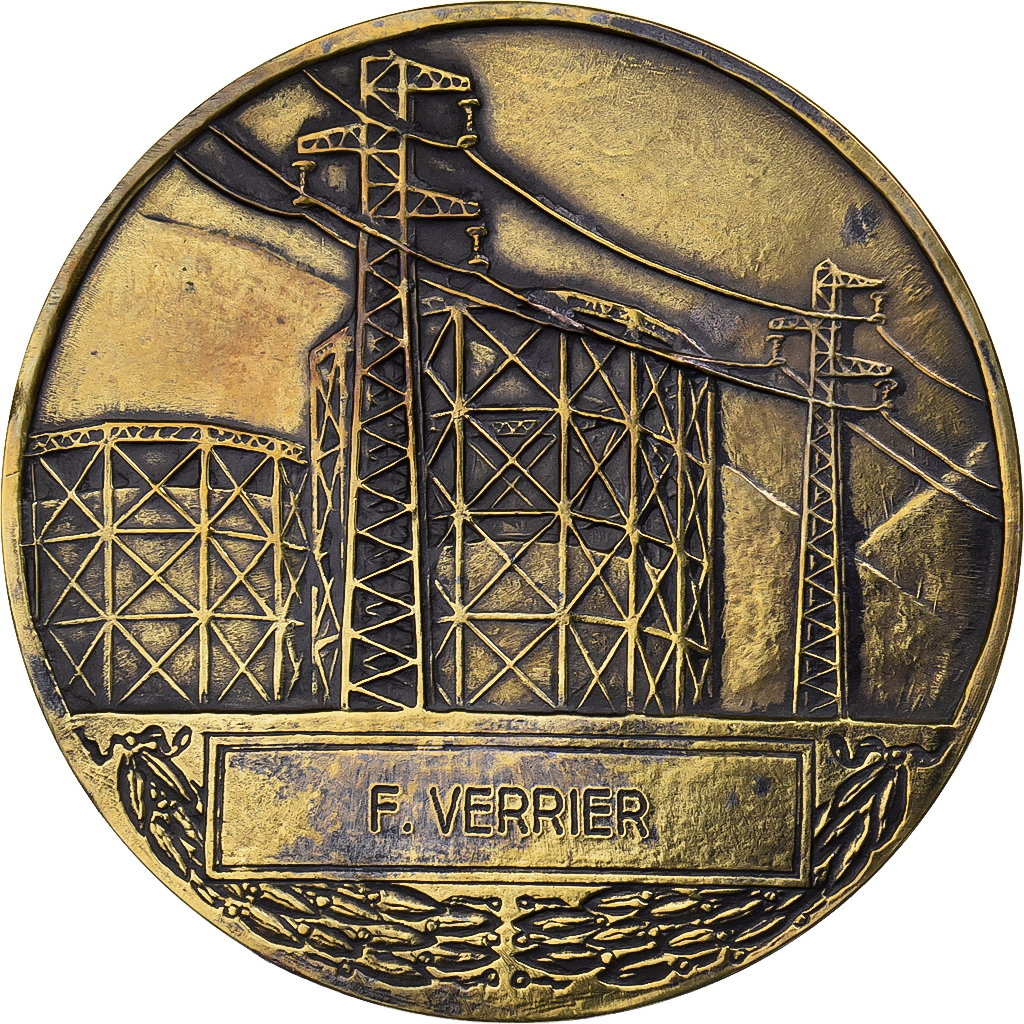 France, Medal, Électricité de France et gaz de France, Bronze, Dropsy