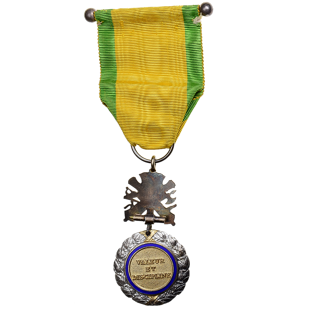 France, Troisième République, Valeur et Discipline, Medal, 1870, Very Good